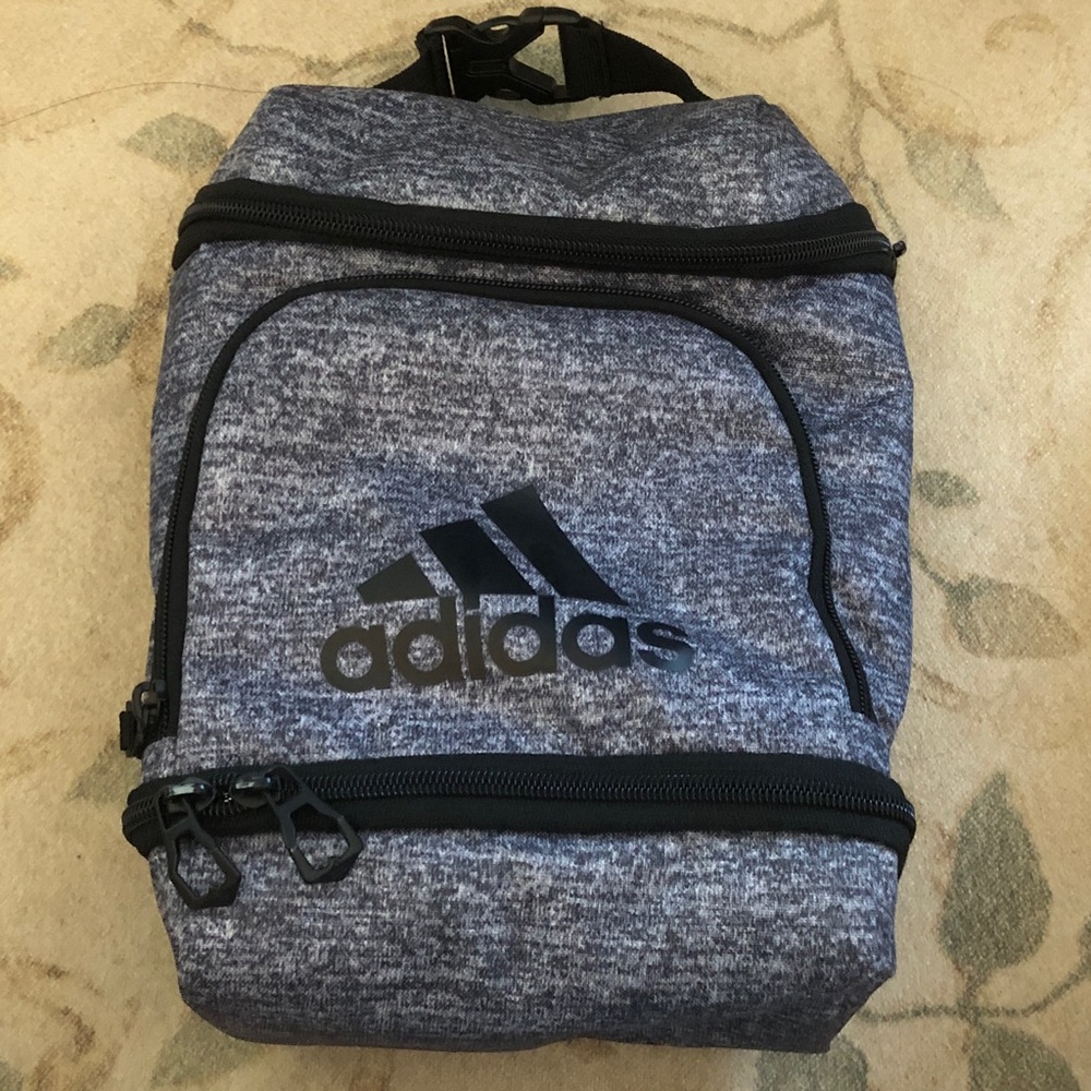 Adidas Heathered Black lunchbox